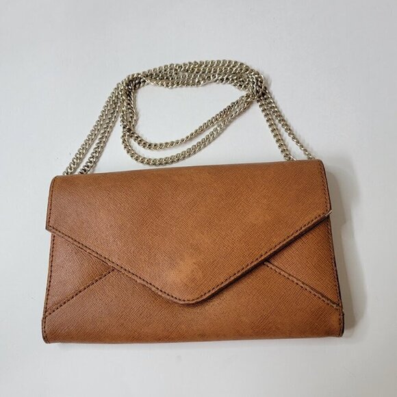 Barneys New York Envelope Clutch with Shoulder Chain - Picture 3 of 12